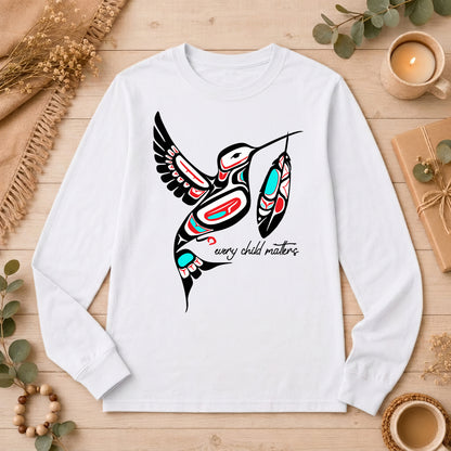 Hummingbird Spirit – Joy & Healing Orange Shirt
