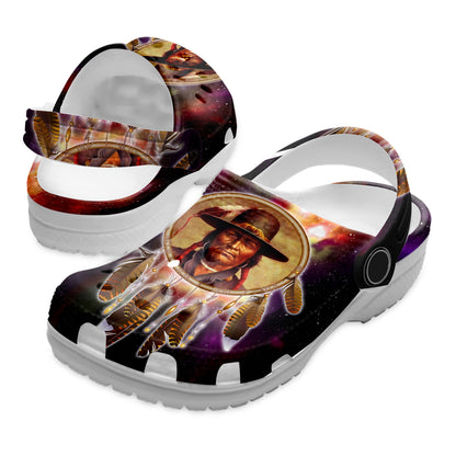 Native Pattern Clog Shoes For Adult and Kid 89106 New