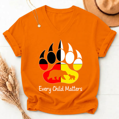 Bear Paw Spirit – Strength & Protection Orange Shirt