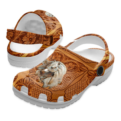 Native Pattern Clog Shoes For Adult and Kid 89184 New