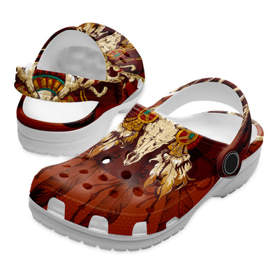 Native Pattern Clog Shoes For Adult and Kid 89171 New