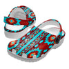 Native Pattern Clog Shoes For Adult and Kid 89167 New