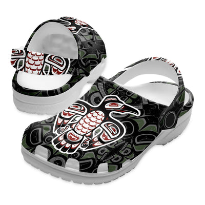 Native Pattern Clog Shoes For Adult and Kid 99080 New