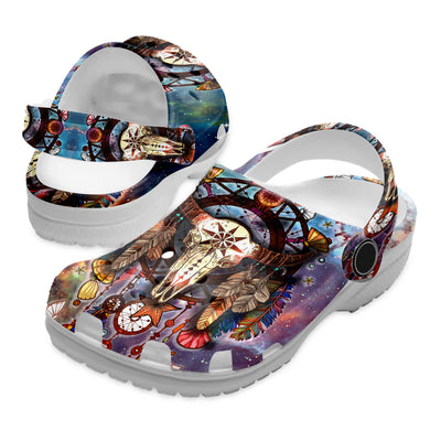 Native Pattern Clog Shoes For Adult and Kid 89177 New