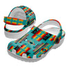 Native Pattern Clog Shoes For Adult and Kid 89173 New