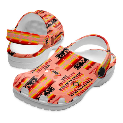 Native Pattern Clog Shoes For Adult and Kid 89174 New