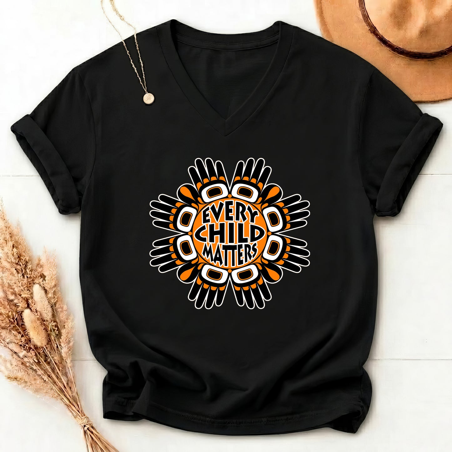 Light That Lives On Orange Shirt