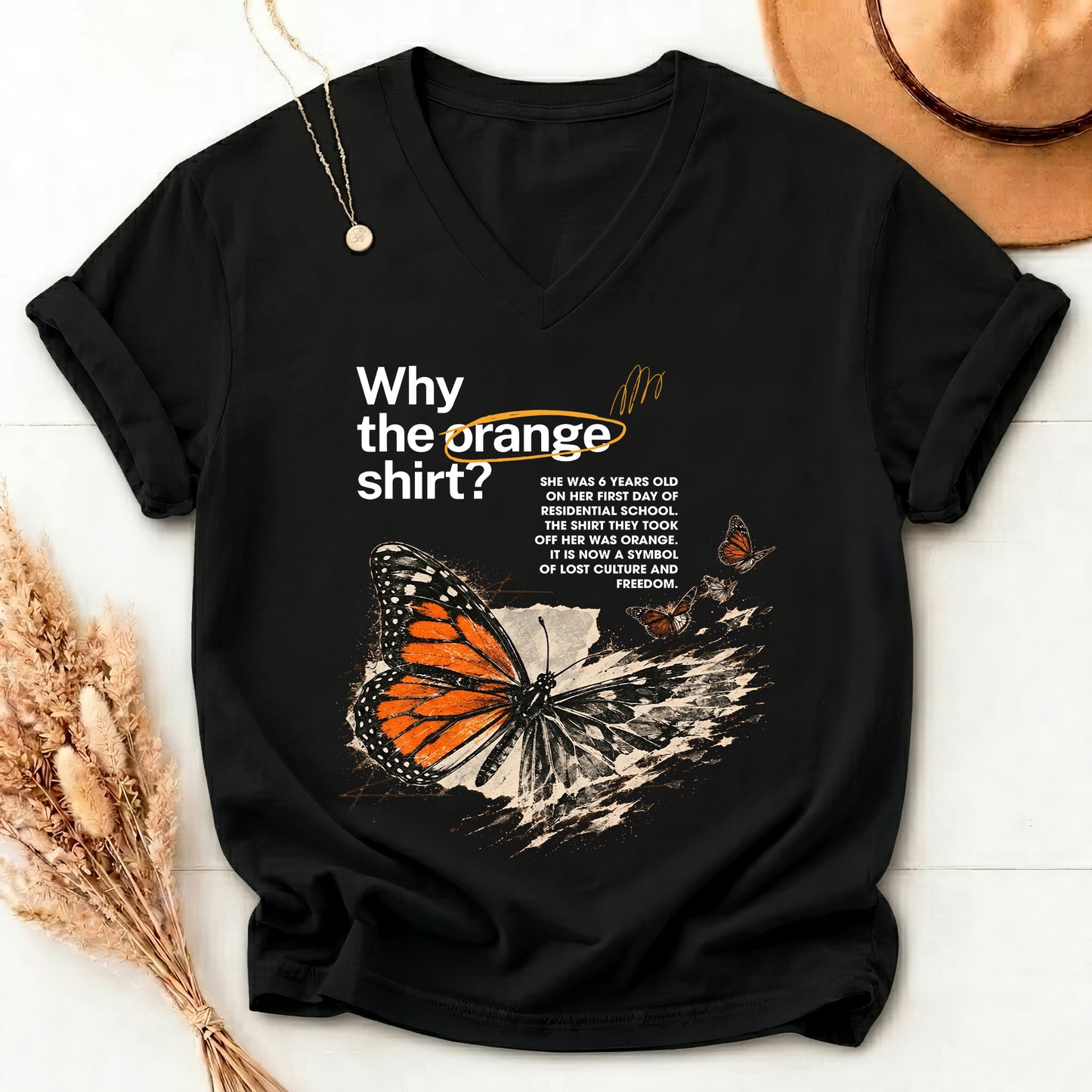 A Story Carried in Orange Shirt