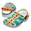 Native Pattern Clog Shoes For Adult and Kid 89172 New