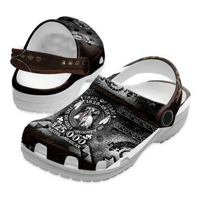 Native Pattern Clog Shoes For Adult and Kid 89112 New