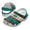 Native Pattern Clog Shoes For Adult and Kid 89143 New