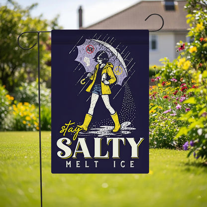Stay Salty Melt Ice Garden Flag