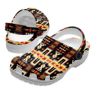 Native Pattern Clog Shoes For Adult and Kid 89155 New