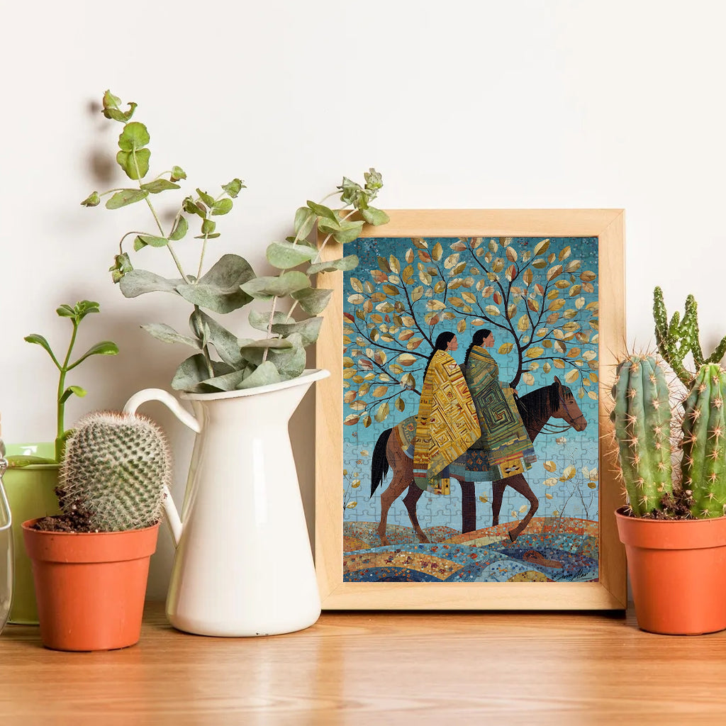 Sisters on Every Road 2 – Wooden Jigsaw Puzzle (300 / 500 / 1000 Pieces)