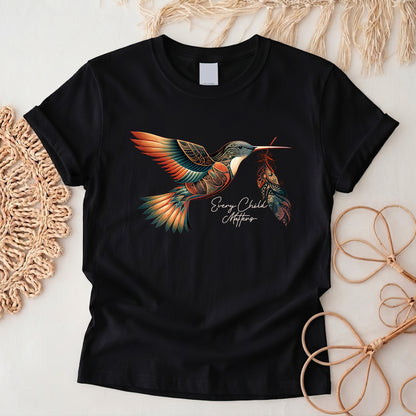 When Joy Returns Hummingbird Orange Shirt