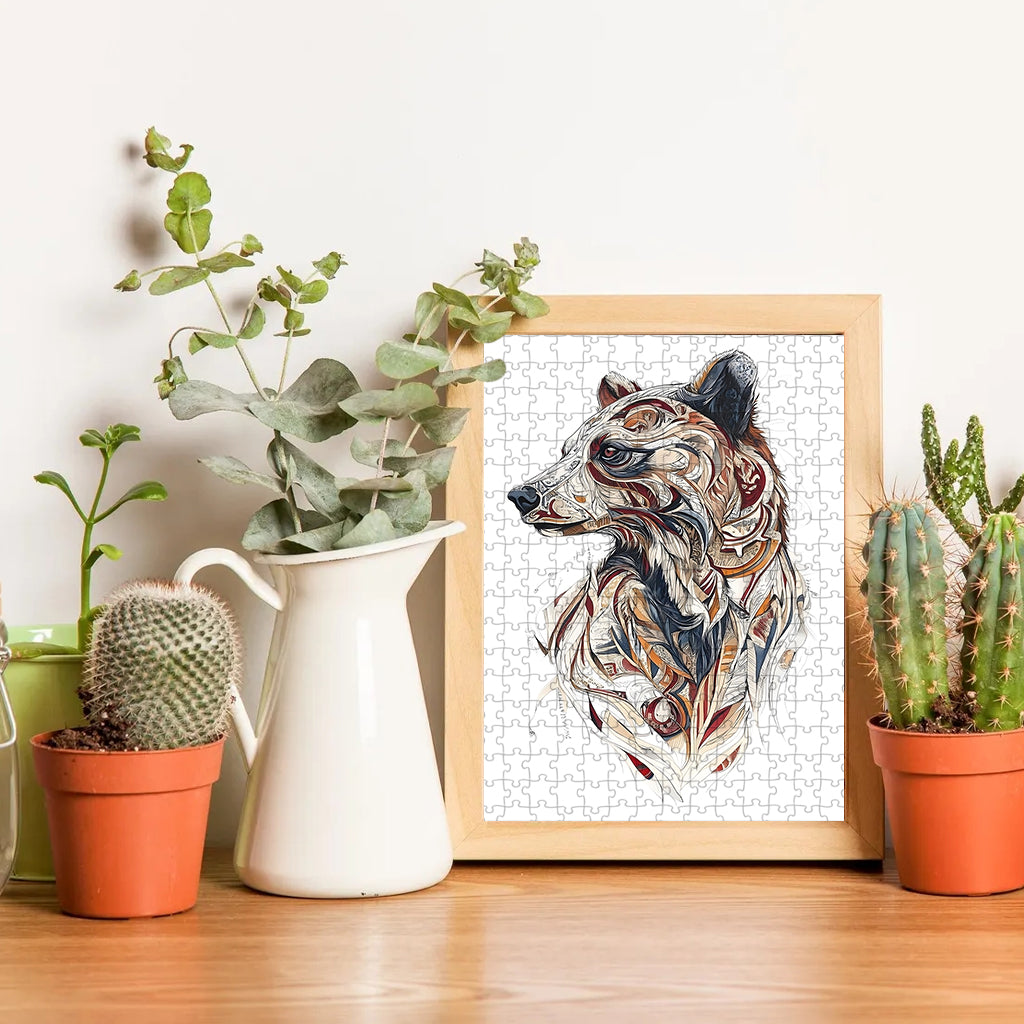 Bear – Wooden Jigsaw Puzzle (300 / 500 / 1000 Pieces)