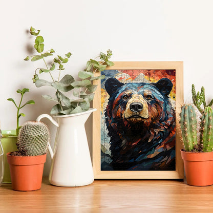 Bear – Wooden Jigsaw Puzzle (300 / 500 / 1000 Pieces)