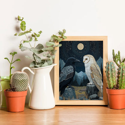 When Night Speaks to Dawn – Wooden Jigsaw Puzzle (300 / 500 / 1000 Pieces)