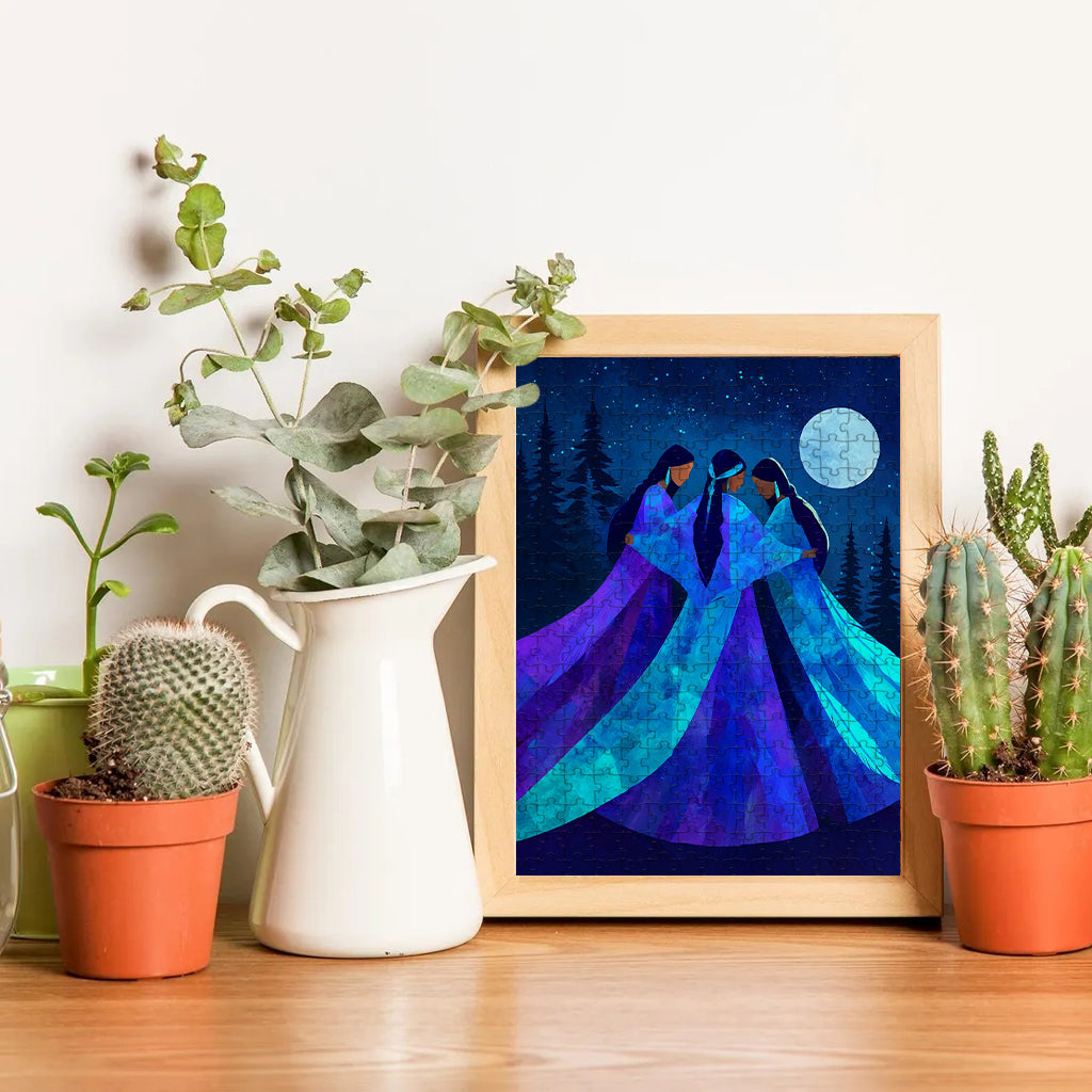 Keepers of the Moonlight – Wooden Jigsaw Puzzle (300 / 500 / 1000 Pieces)