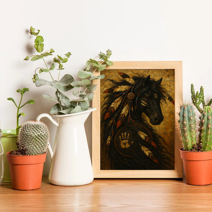 The Gallop in the Wind – Wooden Jigsaw Puzzle (300 / 500 / 1000 Pieces)