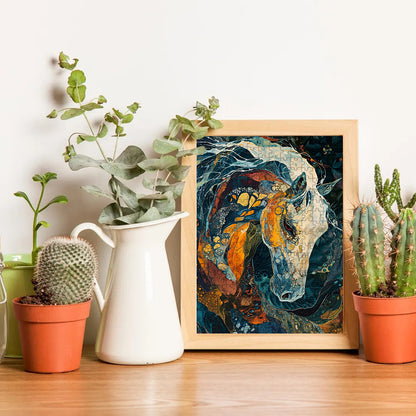 The Horse Who Carried the Storm – Wooden Jigsaw Puzzle (300 / 500 / 1000 Pieces)