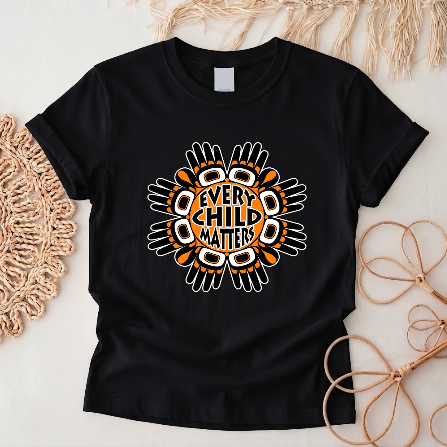 Light That Lives On Orange Shirt