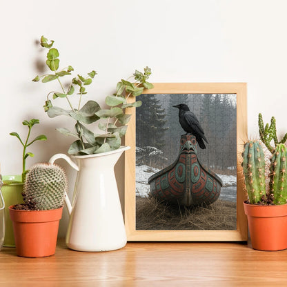 Raven 2 – Wooden Jigsaw Puzzle (300 / 500 / 1000 Pieces)