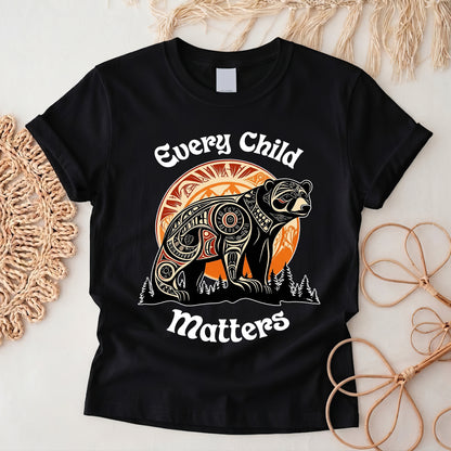 Bear Guardian of the Forest Orange Shirt
