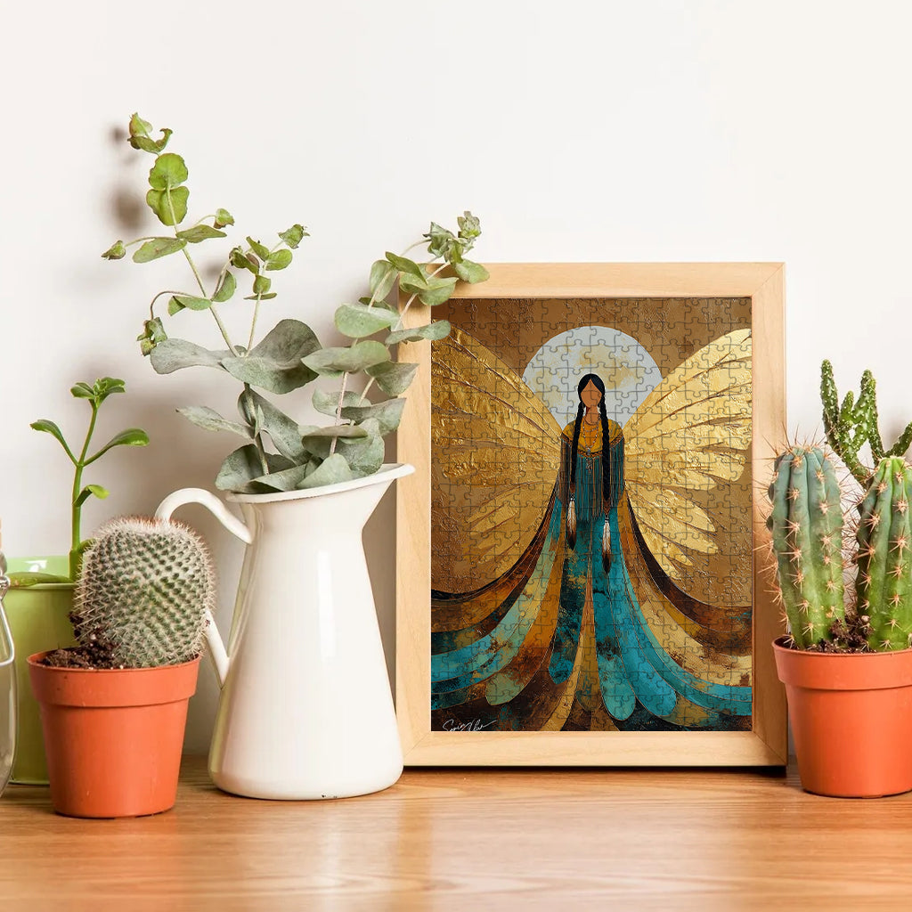 Wings of the Ancestors – Wooden Jigsaw Puzzle (300 / 500 / 1000 Pieces)