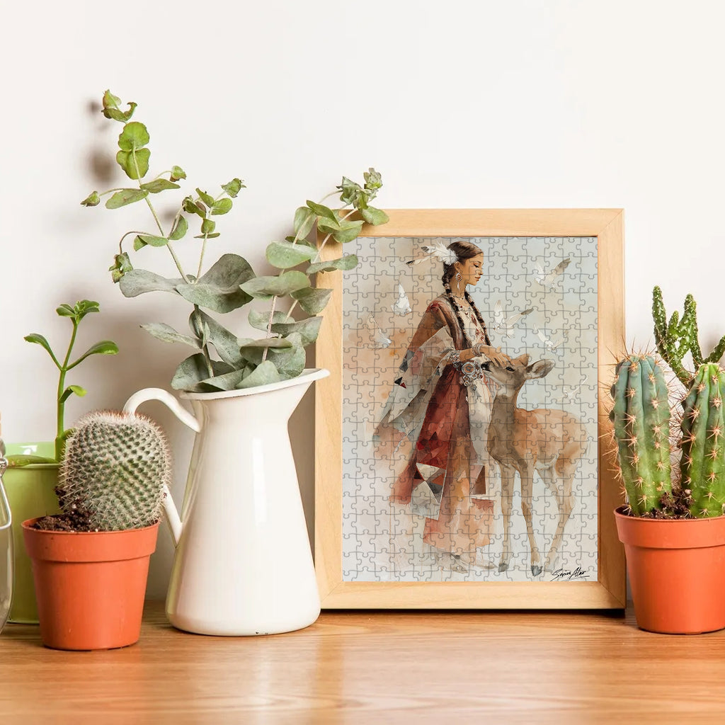 Sacred Touch – Wooden Jigsaw Puzzle (300 / 500 / 1000 Pieces)