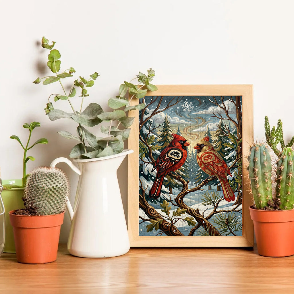 Cardinals – Wooden Jigsaw Puzzle - CT52789 (300 / 500 / 1000 Pieces)