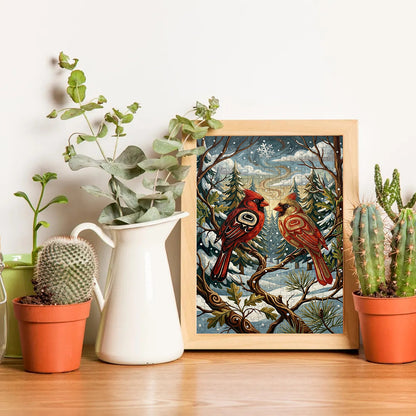 Cardinals – Wooden Jigsaw Puzzle - CT52789 (300 / 500 / 1000 Pieces)