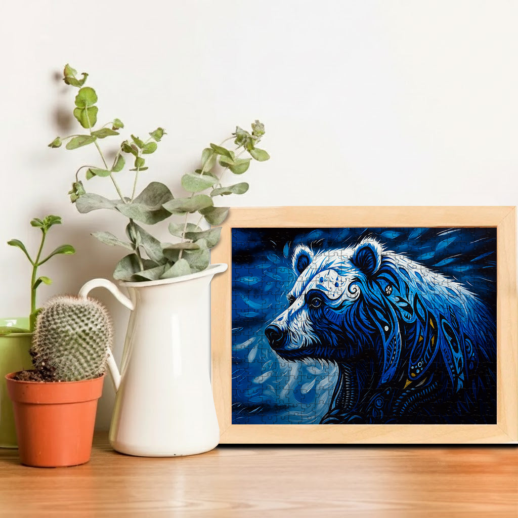 Bear – Keeper of Healing – Wooden Jigsaw Puzzle (300 / 500 / 1000 Pieces)