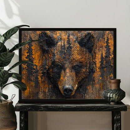 The Spirit Beneath the Pines – Wooden Jigsaw Puzzle (300 / 500 / 1000 Pieces)