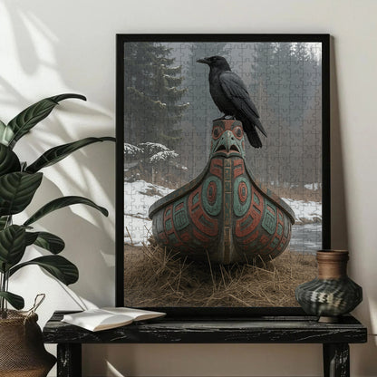 Raven 2 – Wooden Jigsaw Puzzle (300 / 500 / 1000 Pieces)