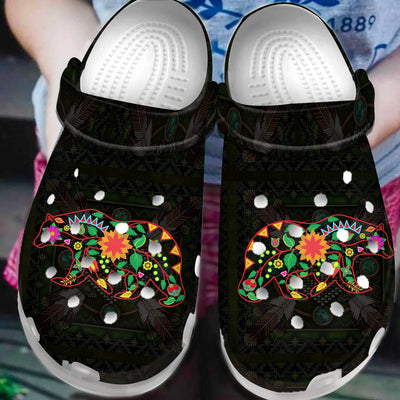 Native Pattern Clog Shoes For Adult and Kid 89196 New