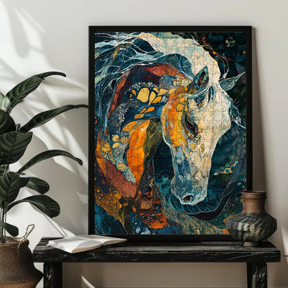 The Horse Who Carried the Storm – Wooden Jigsaw Puzzle (300 / 500 / 1000 Pieces)