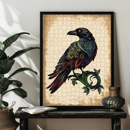 Raven 3 – Wooden Jigsaw Puzzle (300 / 500 / 1000 Pieces)