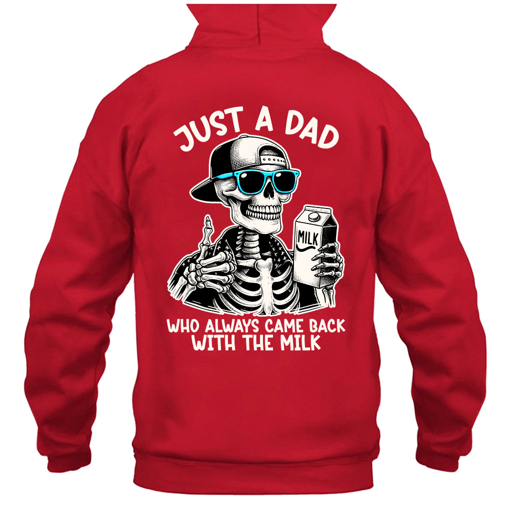 Just a Dad Who Always Came Back With The Milk - Two sides
