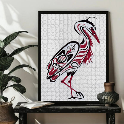 Tawaqatsi Heron – Wooden Jigsaw Puzzle - CT52789 (300 / 500 / 1000 Pieces)