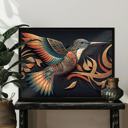 Hummingbird – Wooden Jigsaw Puzzle (300 / 500 / 1000 Pieces)