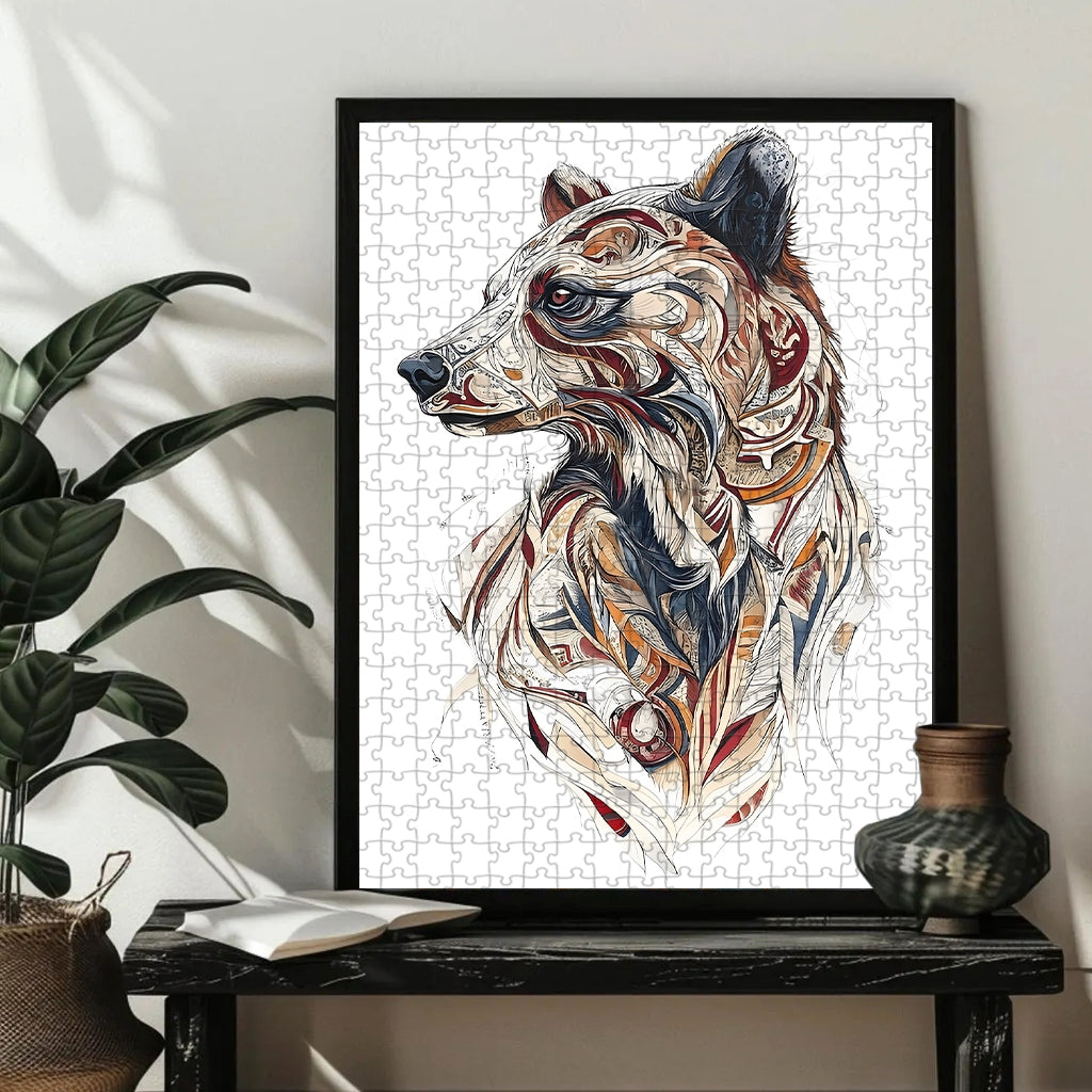 Bear – Wooden Jigsaw Puzzle (300 / 500 / 1000 Pieces)