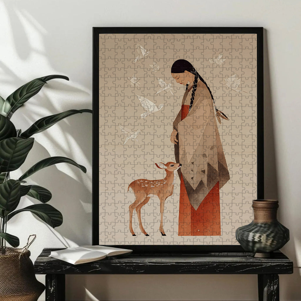 The Fawn Spoke First – Wooden Jigsaw Puzzle - CT52789 (300 / 500 / 1000 Pieces)