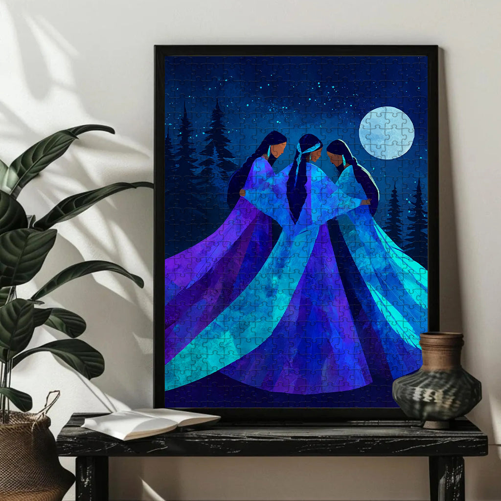 Keepers of the Moonlight – Wooden Jigsaw Puzzle (300 / 500 / 1000 Pieces)