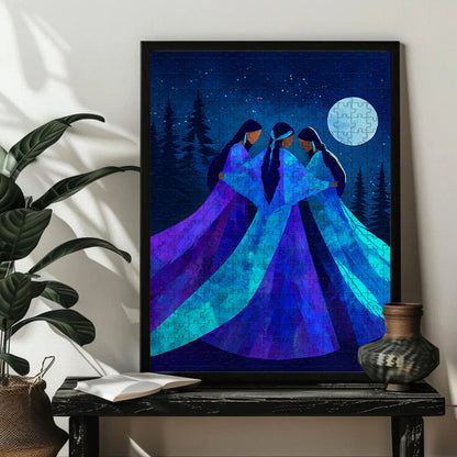 Keepers of the Moonlight – Wooden Jigsaw Puzzle (300 / 500 / 1000 Pieces)