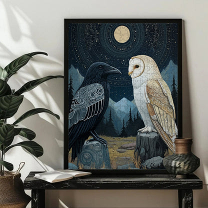When Night Speaks to Dawn – Wooden Jigsaw Puzzle (300 / 500 / 1000 Pieces)