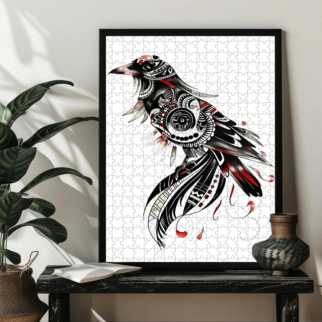 Raven 3 – Wooden Jigsaw Puzzle (300 / 500 / 1000 Pieces)