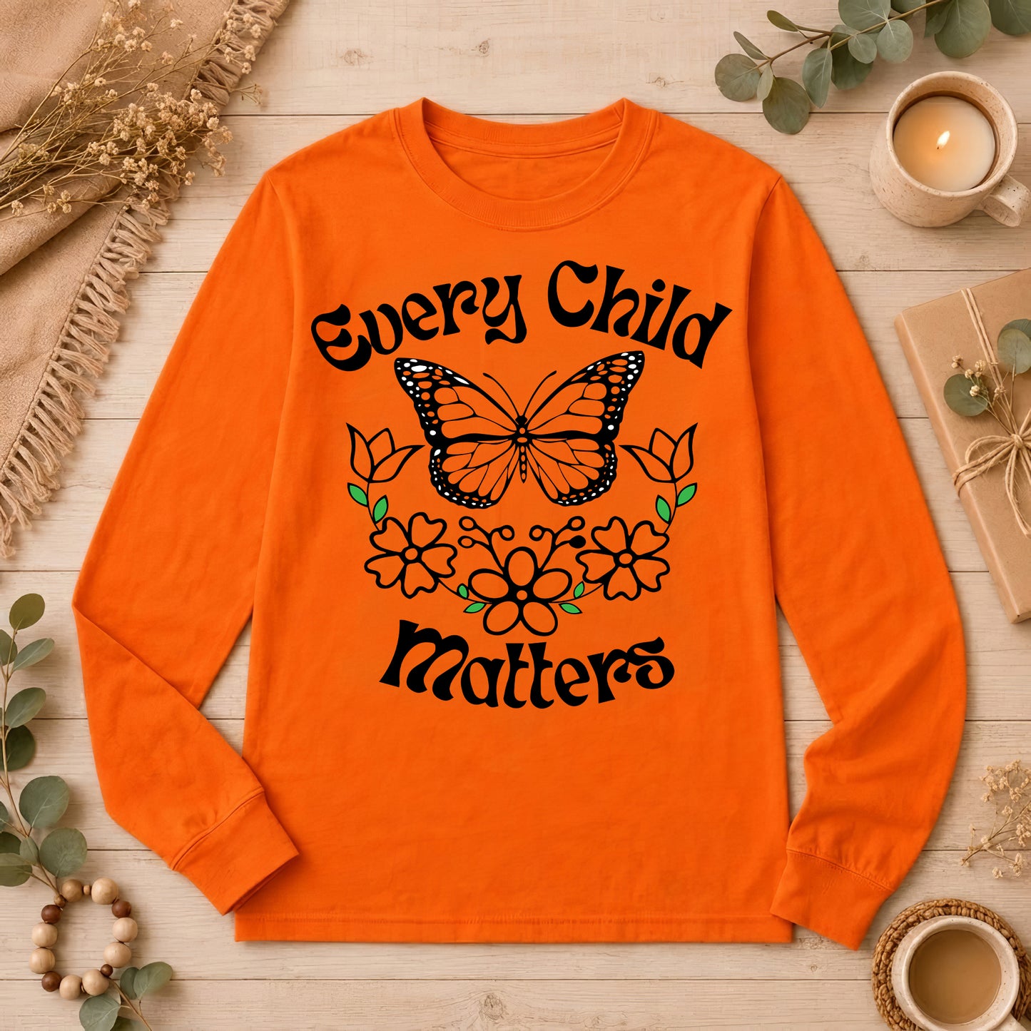 Orange Wings of Remembrance Tee