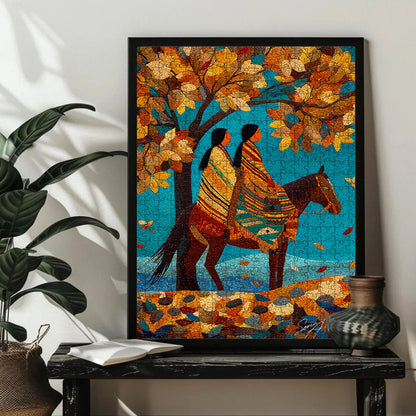 Sisters on Every Road – Wooden Jigsaw Puzzle (300 / 500 / 1000 Pieces)