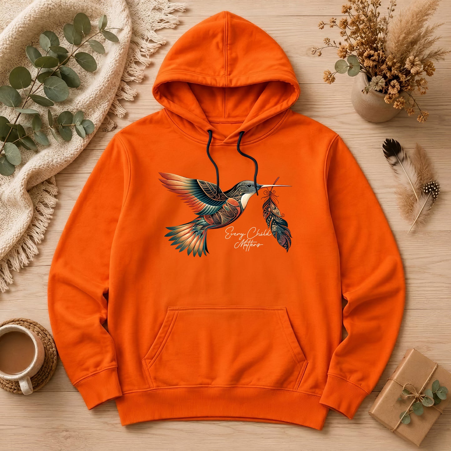 When Joy Returns Hummingbird Orange Shirt